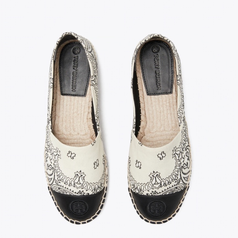 NEW 8 Tory Burch Bandana Printed Espadrille - Picture 4 of 12